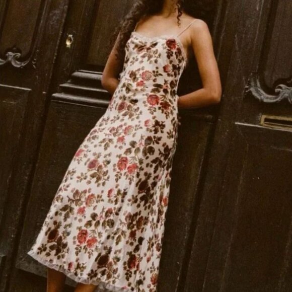 Dôen NWT Calsi Dress in Primrose Garden Floral Size L - Picture 1 of 6